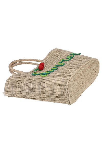 Alsaif Gallery Thermos Bag - Alsaif Gallery Wicker, 47x31 cm - Beige