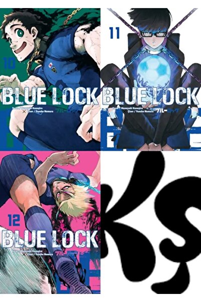 Komikşeyler Yayıncılık Blue Lock 10-11-12 manga seti (3 kitap)