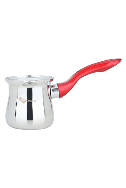 Generic Steel Al Saif Gallery coffee pot, 350 ml, red-silver handle