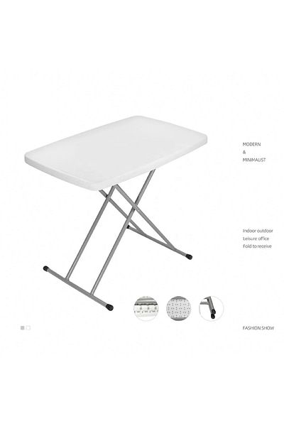 rexa Folding Camping Table, Heavy Duty Portable Utility Desk