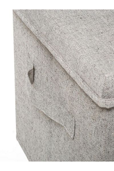 Five Simply Smart Orga Polypropylene and Polyester Foldable Storage Box with Lid