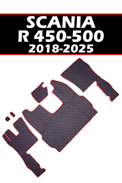 VIPTIRSHOP سكانيا R-450-500-540-560 (2018-2025) سجادة مبطنة بالجلد