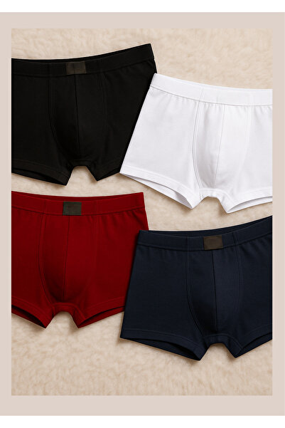 Loule Lenjerie de corp pentru bărbați Bamboo & Flexible Set de boxeri 4 bucăț...