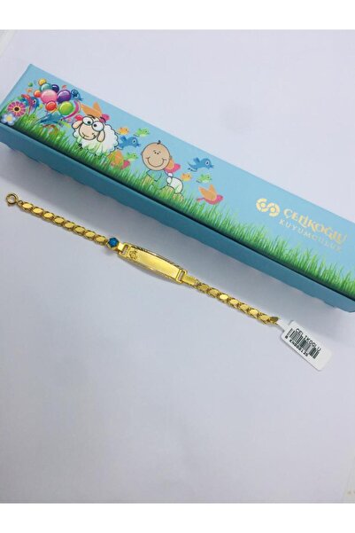 Çelikoğlu Kuyumculuk ÇELİKOĞLU KUYUMCULUK 8 AYAR ALTIN ERKEK BEBEK BİLEKLİĞİ KÜNYESİ 1,63 GR