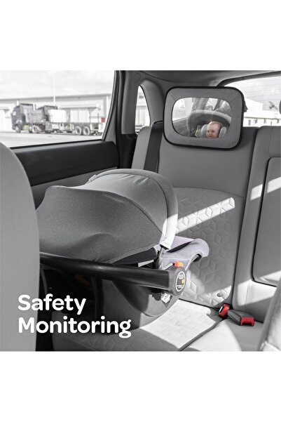 The Moon Brand Baby Back Seat Mirror Maximum Visibility, Clear and Reflective, Wide Angle Convex, Un