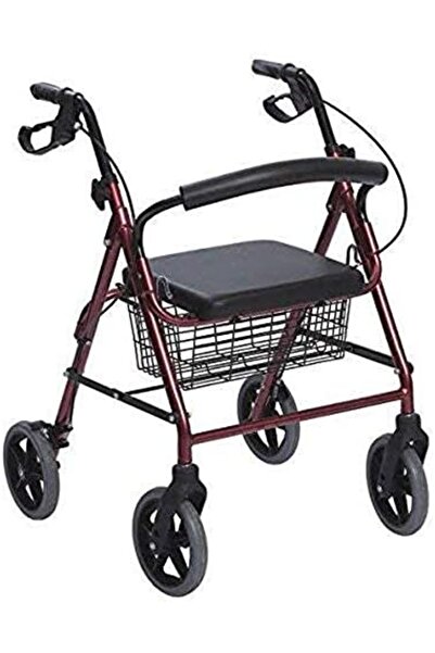 genri كرسي مونلايت ميكر خفيف الوزن قابل للطي مع 4 عجلات ومقعد وسلة