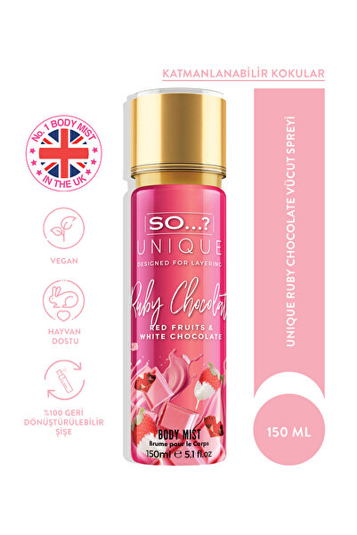 So Fragrance So...? Unique Ruby Chocolate Vücut Spreyi 150 ml