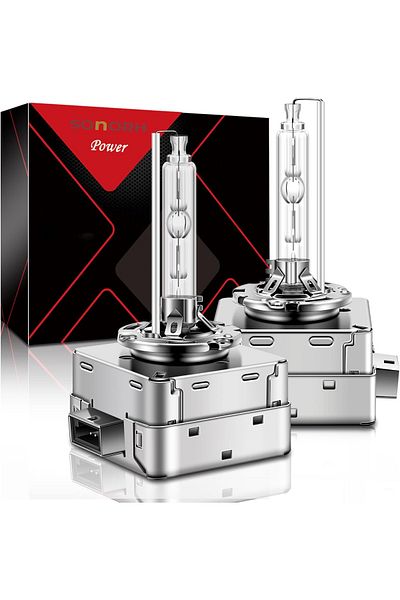 SONORH Set of 2 Xenon Bulbs D3S/D3R, 35W, HID, 6000k, for Car Headlights, +300%, Metal Socket, SONORH®
