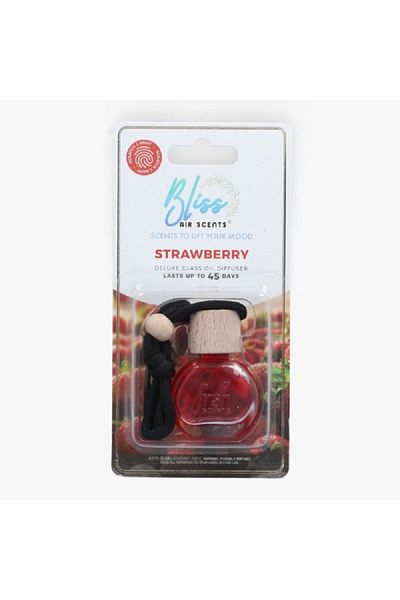 Bliss Scents Strawberry Scented Deluxe Glass Oil Diffuser