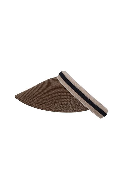 Intisimo Visor Cap, Women, One Size, Dark Brown