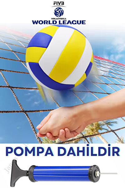 Janva Okulllar İçin Pompalı Voleybol Topu Dikişli Çocuk Genç Ve Yetişkin