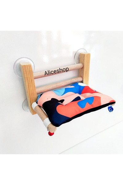 aliceshop Bird Glass Front Bed with 4 Suction Cups