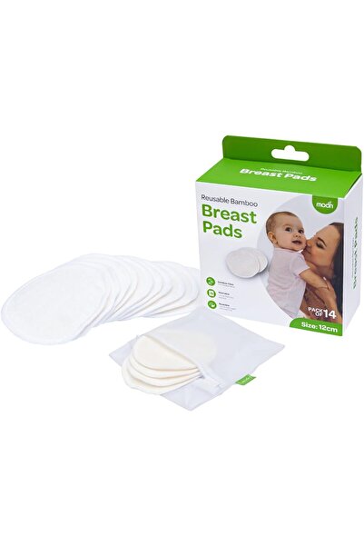 THE MOON وسادات صدر قابلة لإعادة الاستخدام من الخيزران للأمهات المرضعات، وأغطية حلمات للأمهات المرضعات.