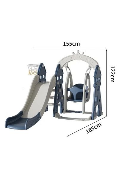 FULLJOY 3*1 Slide with Swing and Basketball FJY-36