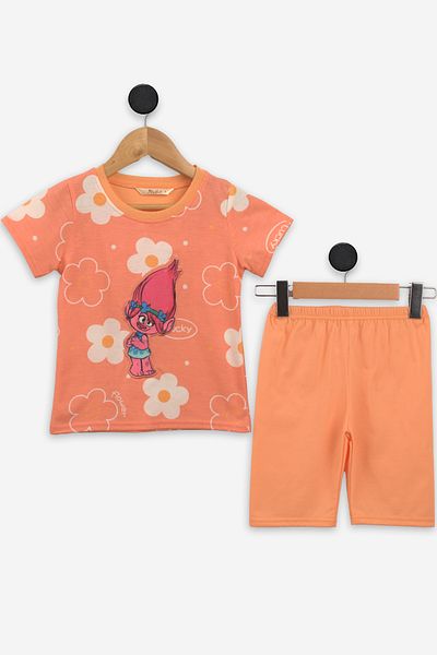 Lilo Co Lucky Troll Flower Pajama Set