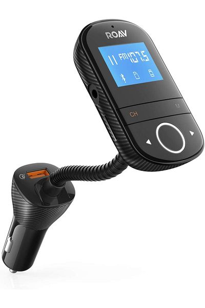 Roav Anker SmartCharge F3 Wireless Bluetooth 4.2 FM Transmitter for Car