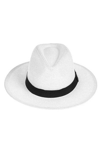 BREZIUM Sun hat for summer, comfort, style and UV protection, White
