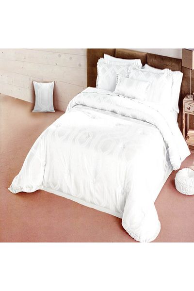 Pierre Cardin Lux Luxury Sugar Queen 8 Piece Duvet Set
