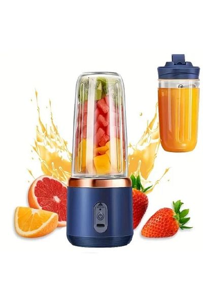OEM Blender Portabil cu 6 Lame, Reîncărcabil USB –ZUBI, Smoothie și Sănătate la Îndemână