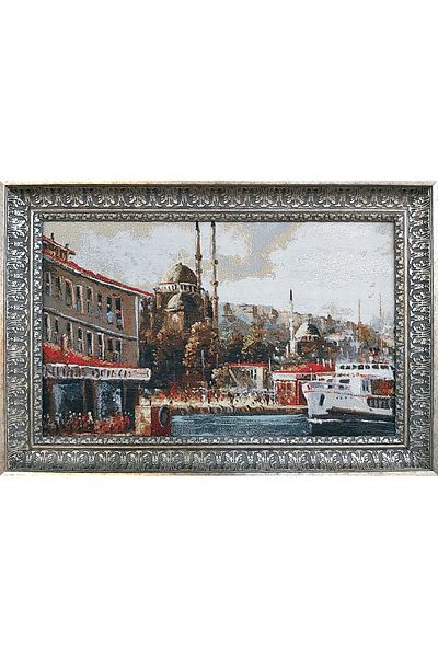 Niva Landscape Series-32 Woven Tapestry Fabric - İskele2