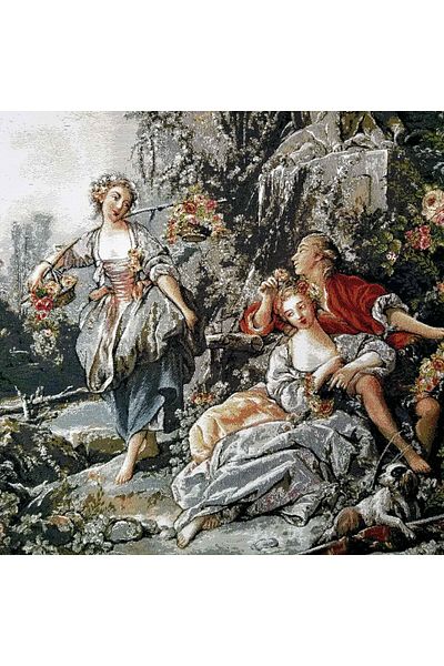 Niva Figurative Series-52 Woven Tapestry Fabric - Romeo and Juliet 4