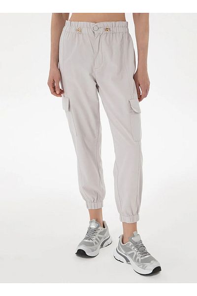 U.S. Polo Assn. U.S. Polo Assn. Light Gray Women's Jogger Pants Dmk.2107002.Chan.