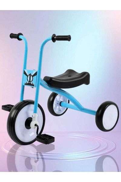 OEM Children's tricycle with pedals, metal frame, 3-5 years, Blue