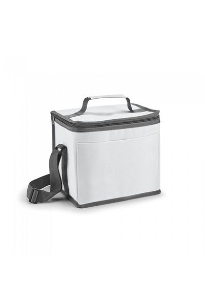 dalimag Cooler bag with adjustable strap and front pocket, 9L, white