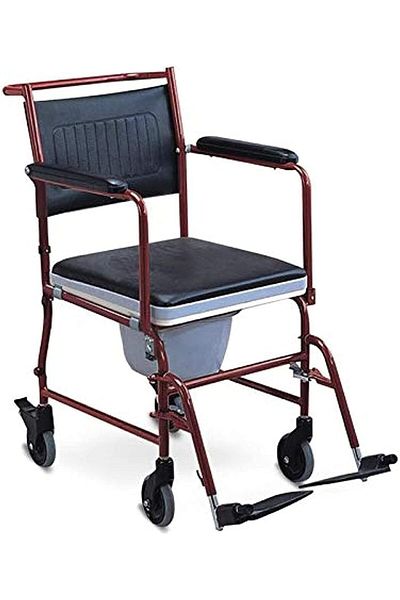 Foshan Medical Bathroom Chair with Wheels - Movable Commode Chair by Foshan