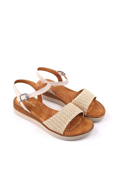Papuçsepeti Shoe Basket 340 Women's Daily Anatomical Comfortable Sole Sandals