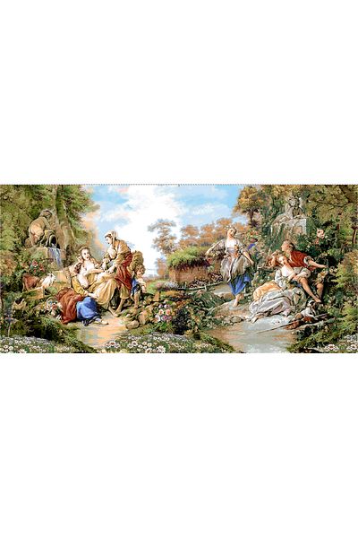 Niva Figurative Series-52 Woven Tapestry Fabric - Romeo and Juliet 4