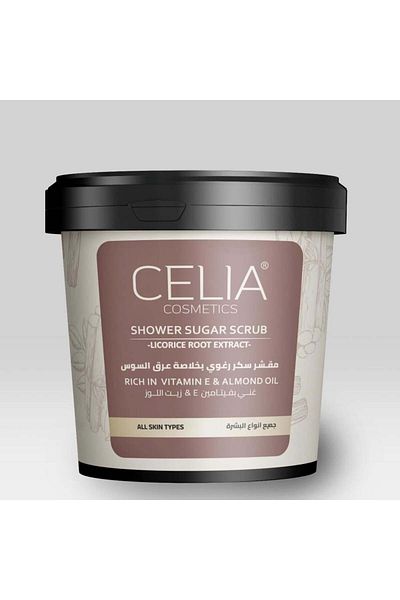 Celia Licorice Foaming Sugar Scrub 600g