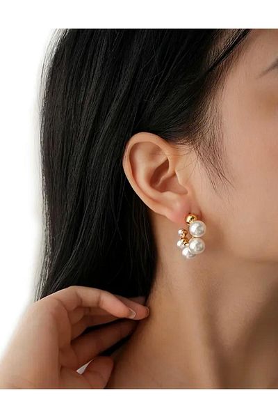 dukart Trendlover Top Pearl Earrings