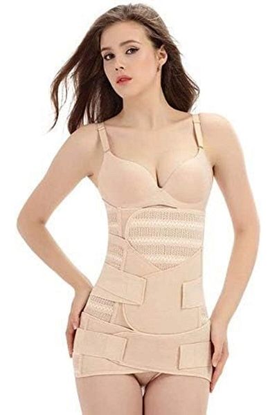 Other Plastic Waist Trainer, Breathable Mesh Design, Upgraded 3-in-1 Stylish Edition, Postpartum Belt, Bel
