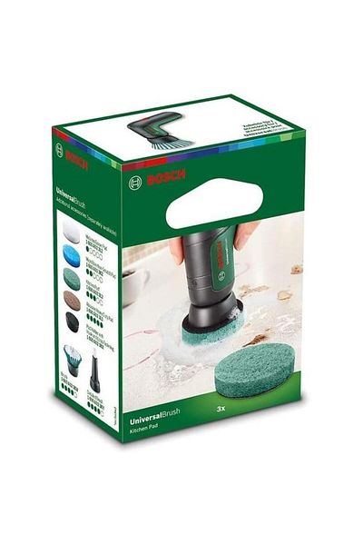 Bosch Kitchen cloth for BOSCH Power Scrubber Bristle, 63 x 63 x 12 mm, for electric screwdriver