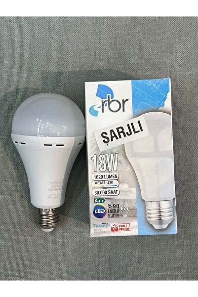 OKYANUSAYD 18 WATT 1620 LÜMEN YÜKSEK BEYZ IŞIK ŞARJLI LED AMPUL