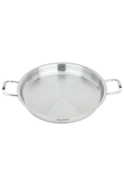 Alsaif Gallery Omelet Pan Stainless Steel - Al Saif Gallery, 26×3.5 cm, Silver