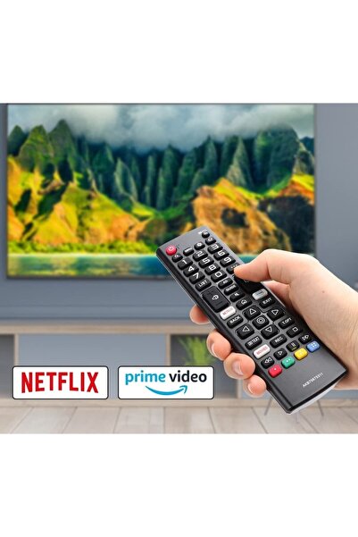 Bogadini Remote Control Compatible with LG Smart TV AKB75675311, Plug & Play, Black