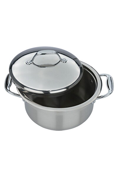 ROCKY Steel Pot, 18 cm - Silver