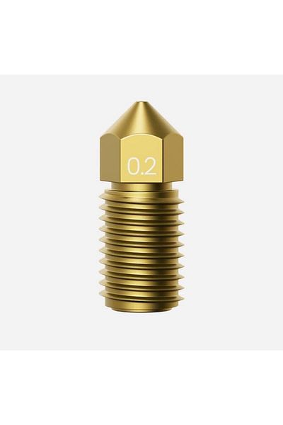 Anker Set of 10 Extrusion Nozzles for AnkerMake M5 3D Printer, Gold 0.2mm