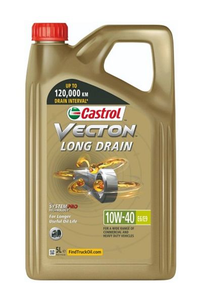 CASTROL Ulei de motor Castrol VECTON Long Drain 10W40 E6/E9, 5L