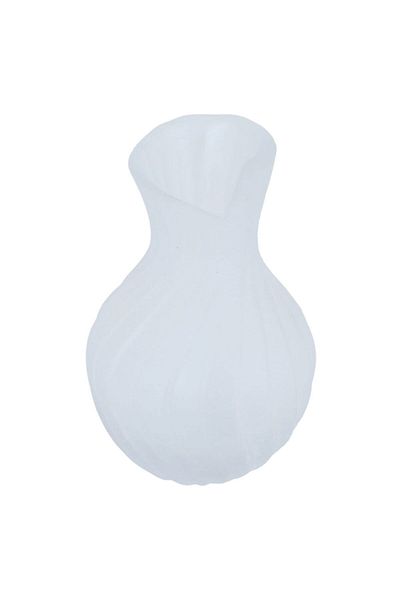 Alsaif Gallery Glass Vase Alsaif Gallery, 12×19 cm - White