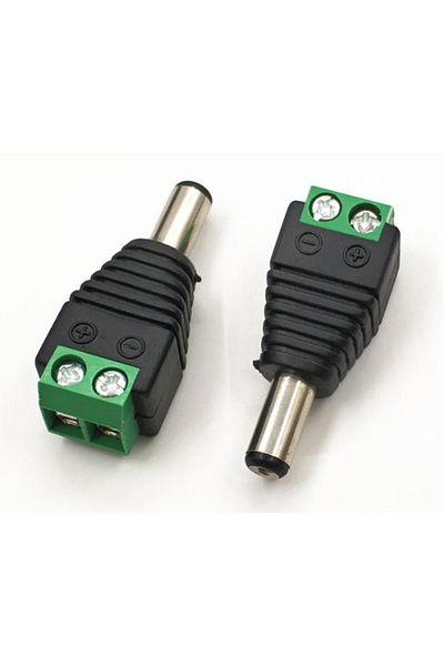 Other Pack of 10 OTHER LN-CT01G (TATA) power connectors, 12V, with screw, 5.5x2.1mm