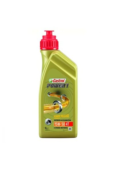 CASTROL Power 1 4T 15W50 motorcycle engine oil, 1L