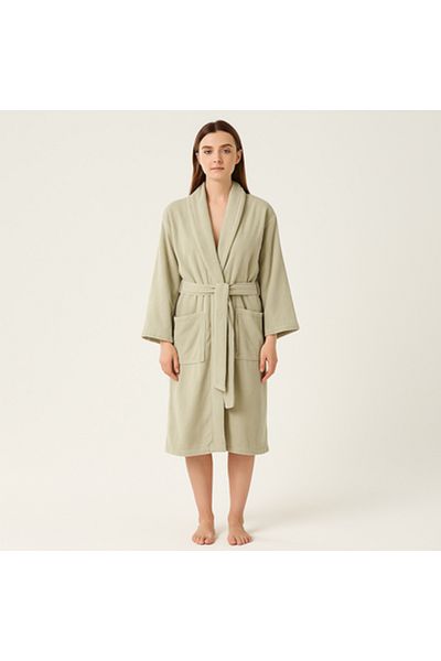 Fieldcrest Fieldcrest Volur Bathrobe - Beige, Medium