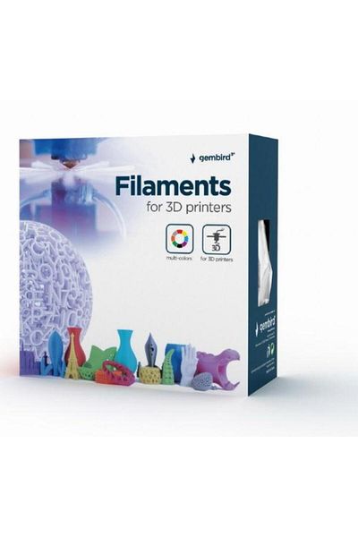 Gembird Filament pentru imprimantă Gembird 3DP-PLA1.75-01-GR, PLA (Gri)