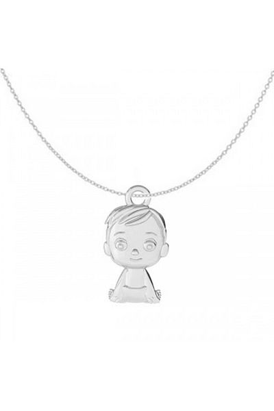 dalimag Chain 50 Cm, Boy Charm Model - 925 Silver