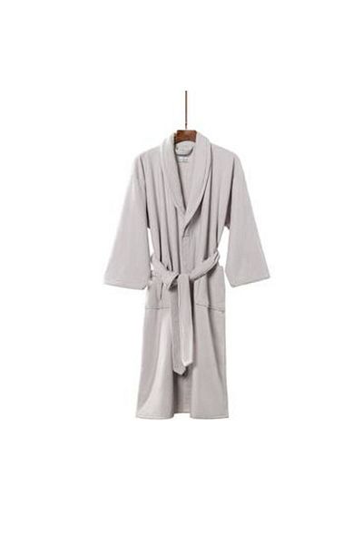 Fieldcrest Fieldcrest Volur Bathrobe - Light Grey, Medium