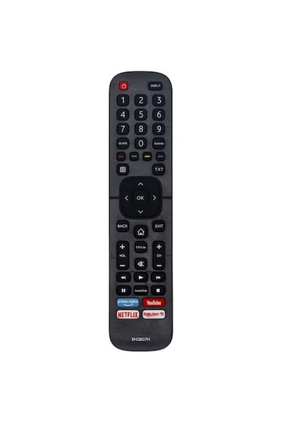 Bogadini Universal Remote Control For Hisense Smart TV En2bi27h Led/lcd, Netflix Compatible, Black
