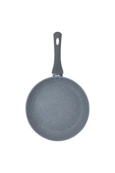 Alsaif Gallery Granite Pan with Rock Handle, 26 cm - Gray